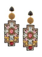 Lizzie Fortunato Jewels Madonna Crystal Earrings - Multicolour