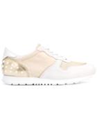 Tod S Panelled Sneakers, Women's, Size: 39, White, Rubber/nylon/suede