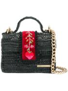 Kooreloo Embroidered Detail Shoulder Bag - Black