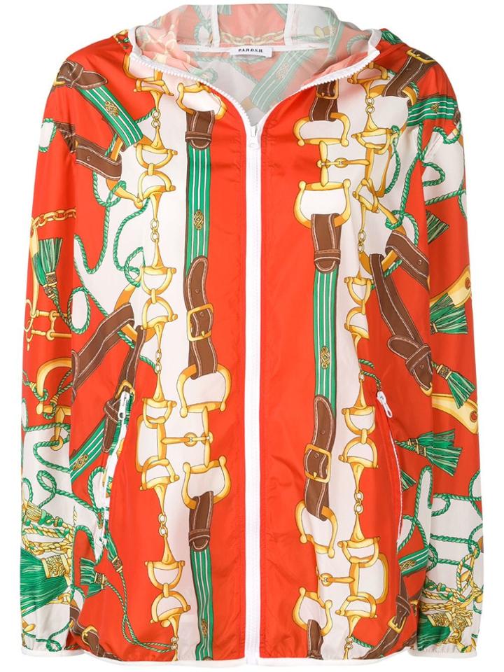 P.a.r.o.s.h. Printed Jacket - Orange