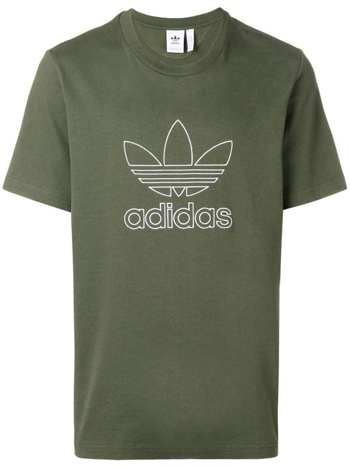 Adidas Logo Print T-shirt - Green