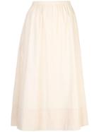 The Row Elasticated Waist Flared Skirt - Neutrals