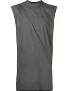 Rick Owens Drkshdw - Sleeveless T-shirt - Men - Cotton - S, Brown, Cotton
