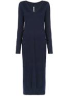 Raquel Allegra V-neck Jersey Dress - Blue