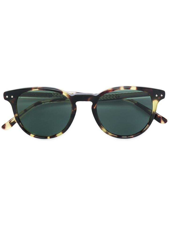Bottega Veneta Eyewear Round Framed Sunglasses - Multicolour