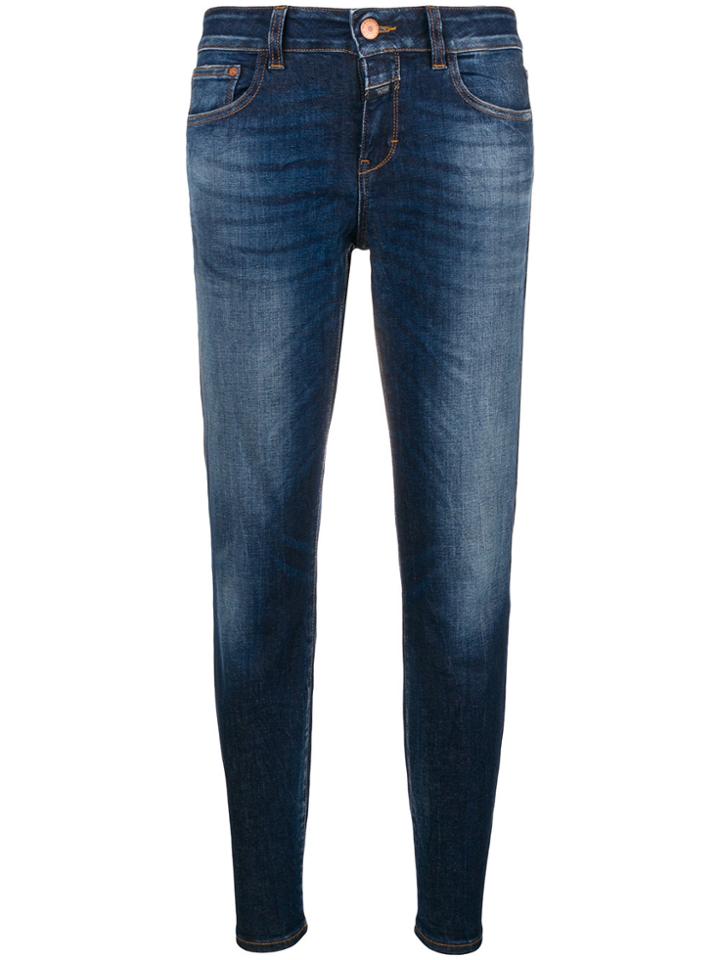 Closed Faded Slim Fit Jeans - Blue