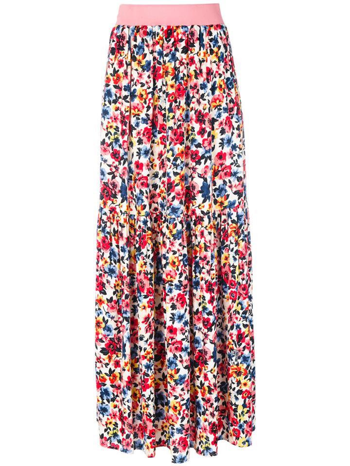 Love Moschino Floral Print Skirt - Multicolour