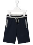 Boss Kids Logo Print Shorts, Boy's, Size: 12 Yrs, Blue