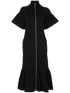 Mcq Alexander Mcqueen - Zipped Cardigan Dress - Women - Cotton - S, Black, Cotton