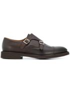 Doucal's Double Monk Strap Shoes - Brown