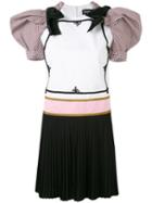 Dsquared2 - Puff Shoulder Mini Dress - Women - Cotton/polyester/spandex/elastane/virgin Wool - 42, White, Cotton/polyester/spandex/elastane/virgin Wool