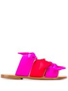 Gia Couture Melissa Bow Sandals - Pink