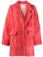 Drome Oversized Coat - Red
