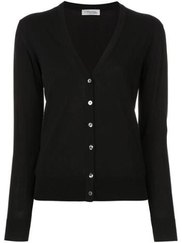 Strasburgo Button Down Cardigan, Women's, Size: 38, Black, Cotton