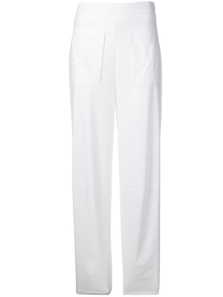 Roberto Collina High-waisted Trousers - White