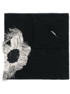 Christian Wijnants Floral Print Scarf - Black