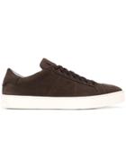 Santoni Flat Lace-up Sneakers - Brown