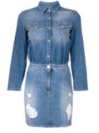 Elisabetta Franchi Short Denim Dress - Blue