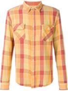 Levi S Vintage Clothing Checked Shirt, Men's, Size: L, Yellow/orange, Cotton