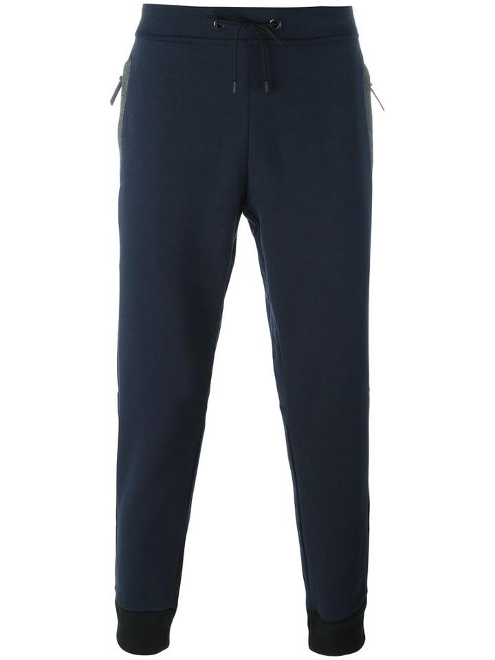Emporio Armani Classic Sweatpants, Men's, Size: Xl, Blue, Cotton/polyester