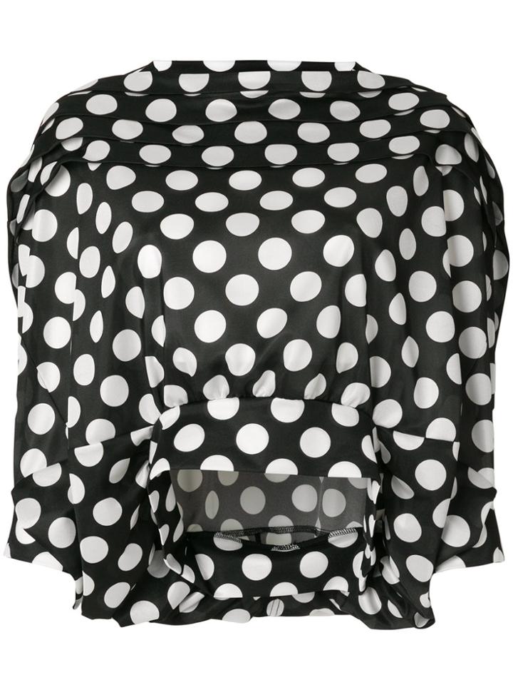 Junya Watanabe Comme Des Garçons Polka Dot Blouse - Black