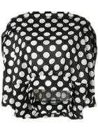 Junya Watanabe Comme Des Garçons Polka Dot Blouse - Black