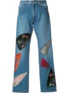 Christopher Kane Patchwork Jeans - Blue