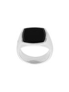 Tom Wood Cushion Onyx Ring - Metallic
