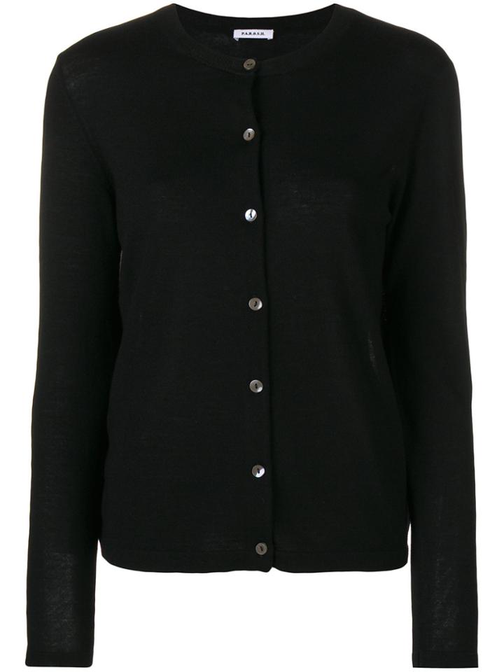 P.a.r.o.s.h. Button Up Cardigan - Black