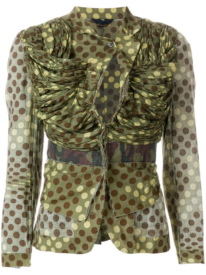 Comme Des Garçons Pre-owned Camouflage Polka Dot Jacket - Green