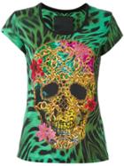 Philipp Plein - Emmi T-shirt - Women - Cotton - L, Green, Cotton