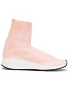 Joshua Sanders Fly To Sock Sneakers - Pink & Purple
