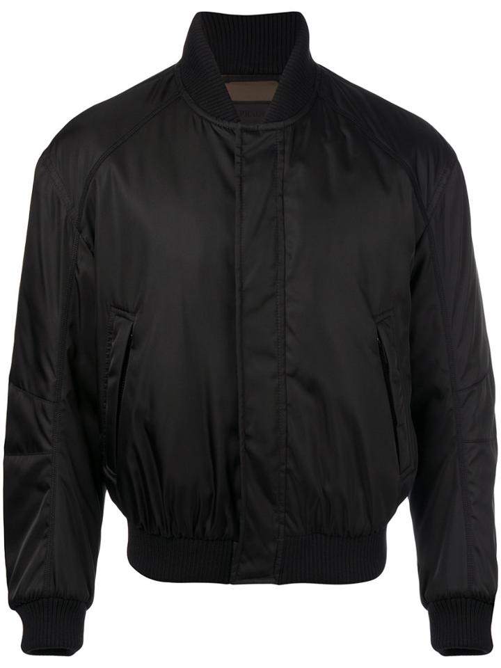 Prada Classic Bomber Jacket - Black