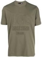 Love Moschino Embossed Logo T-shirt - Green