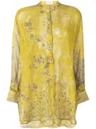 Etro Floral Printed Blouse - Green