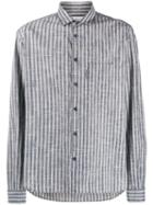 Ymc Relaxed Fit Striped Shirt - Blue