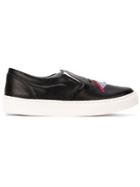 Chiara Ferragni 'flirting' Slip-on Sneakers - Black