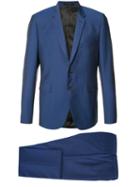 Paul Smith Notched Lapel Two-piece Suit, Men's, Size: 40, Blue, Viscose/mohair/wool