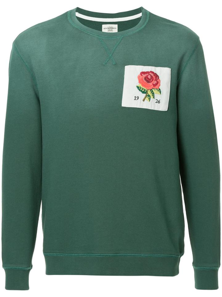 Kent & Curwen Logo Patch Sweater - Green
