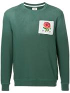 Kent & Curwen Logo Patch Sweater - Green