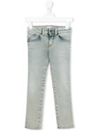Armani Junior - Stonewashed Jeans - Kids - Cotton/polyester/spandex/elastane - 12 Yrs, Grey