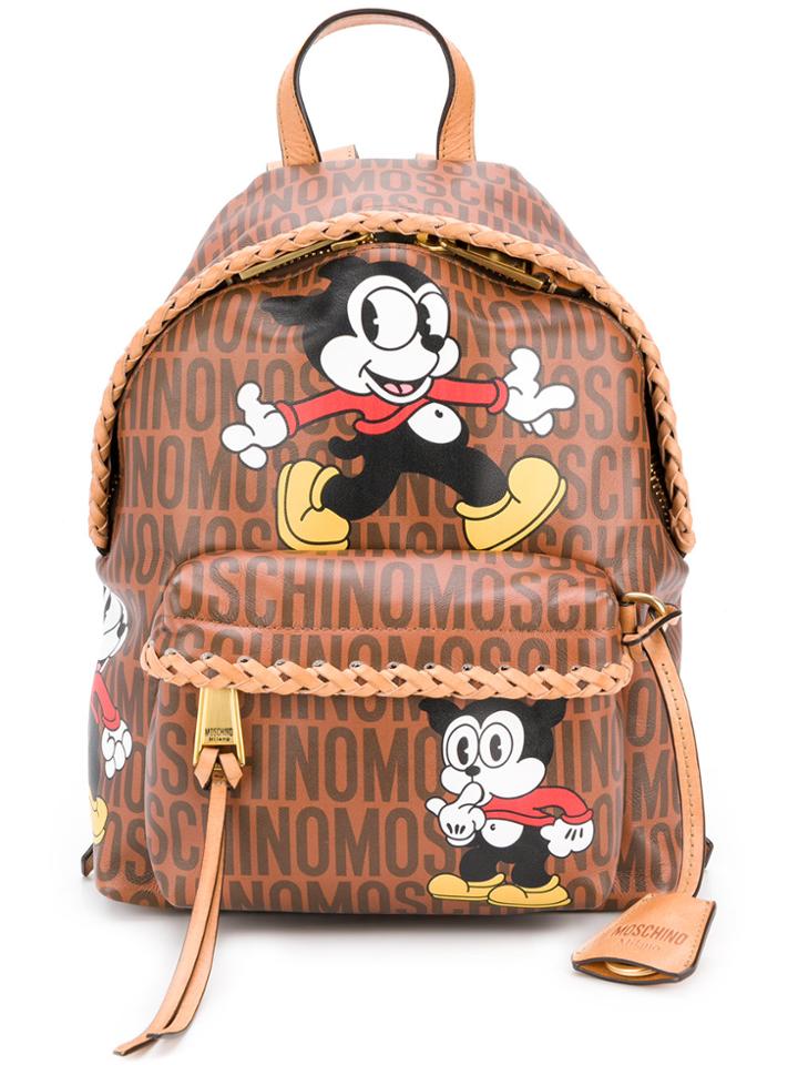 Moschino Vintage Mickey Backpack - Brown