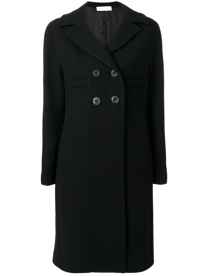 Mantu Classic Fitted Coat - Black