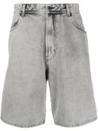 Diesel Loose-fit Denim Shorts - Grey