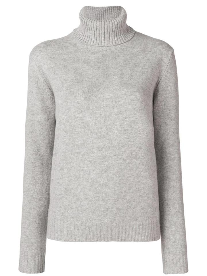 Max Mara Roll Neck Jumper - Grey