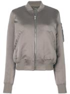 Rick Owens Flight Bomber Jacket - Grey