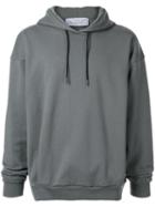 Martine Rose Logo Print Hoodie - Grey