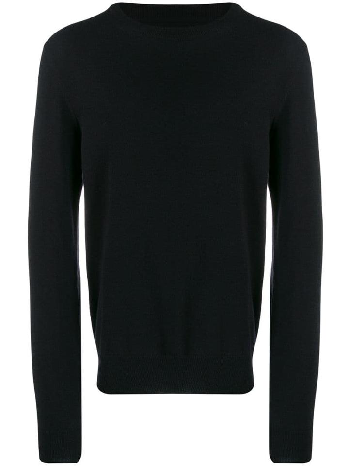 Maison Margiela Classic Knitted Sweatshirt - Black