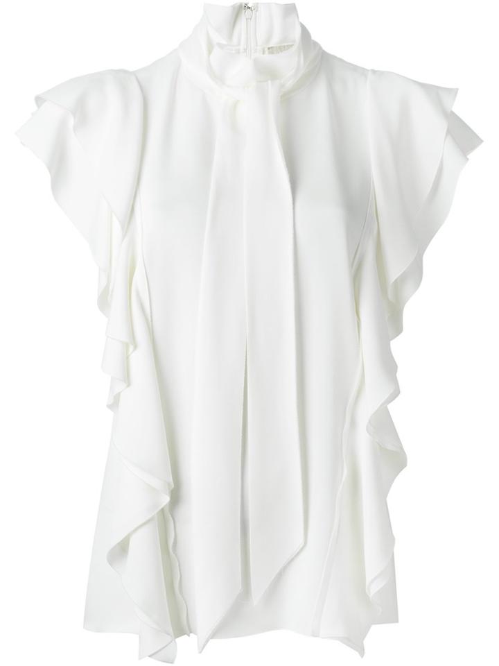 Lanvin Ruffle Detail Blouse - Nude & Neutrals