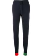 Chinti & Parker Contrasting Cuffs Track Pants - Blue
